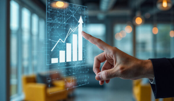 business-person-pointing-growing-financial-chart